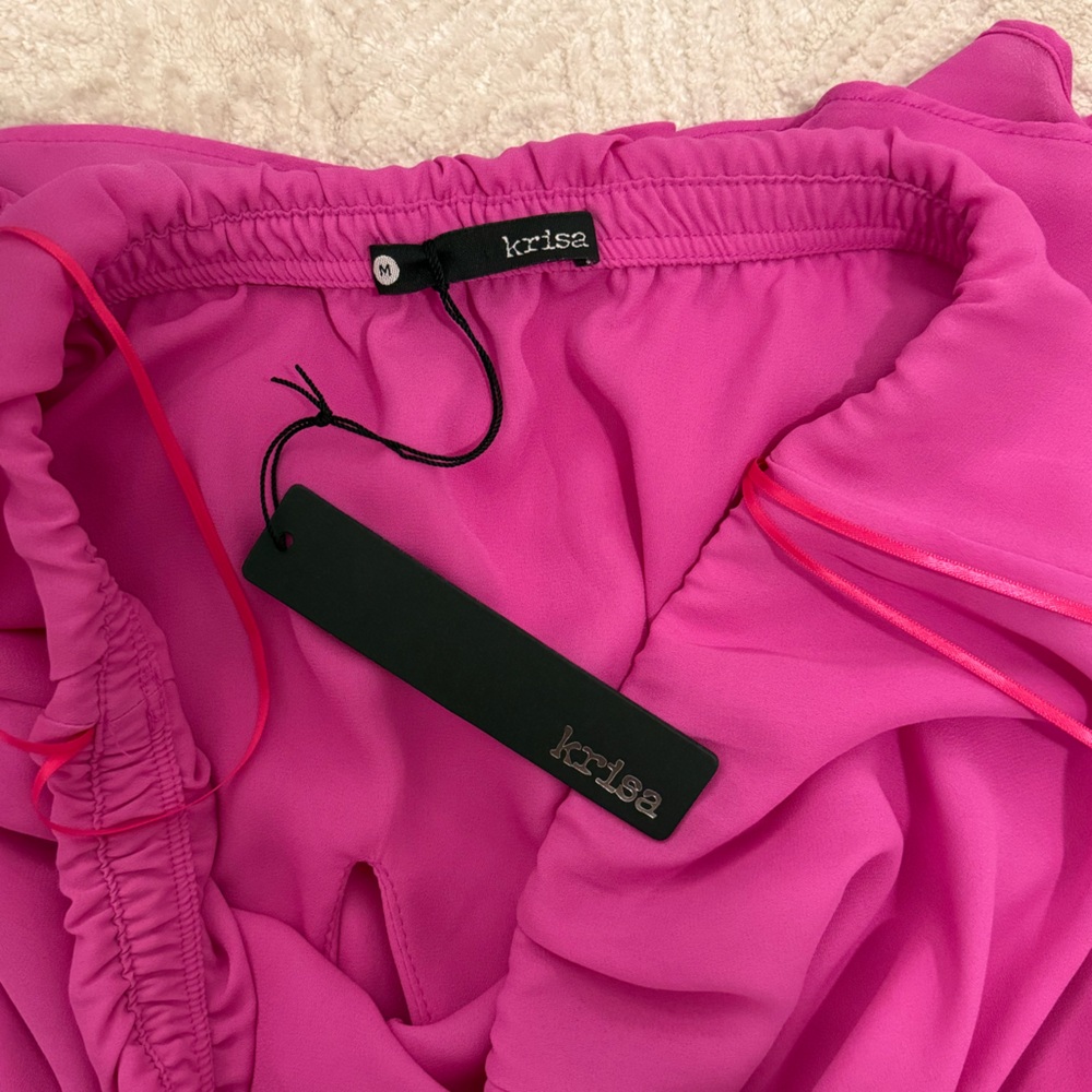 Krisa Strapless Mini Dress in Cocktail Pink NWT Medium - Picture 5 of 8